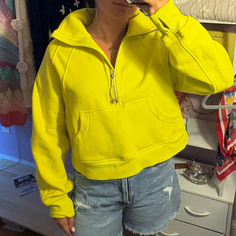 Lululemon Scuba Oversized Funnel Neck 1/2 zip